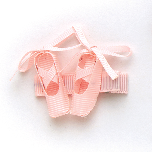 3948 Ballet Shoe Hair Clip - Click Image to Close