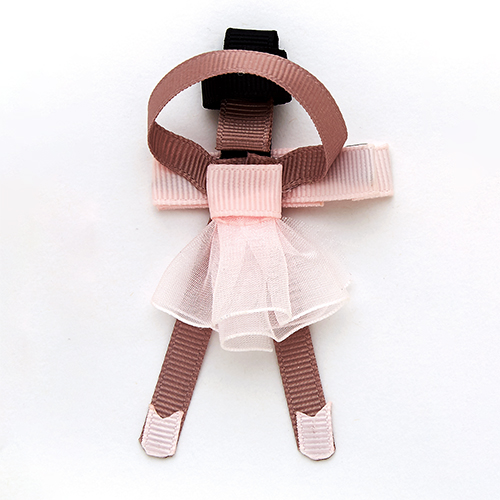3949A Ballerina Hair Clip (Dark Skin) - Click Image to Close