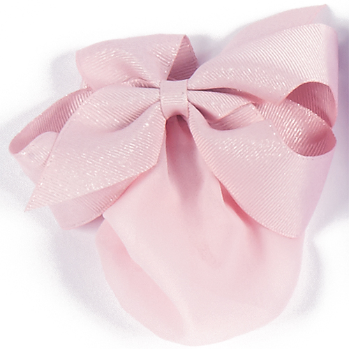 4031 Soft Glitter Bow w Snood - Click Image to Close