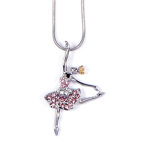 2784 Dancer Necklace w Crown (Set of 3) - Click Image to Close