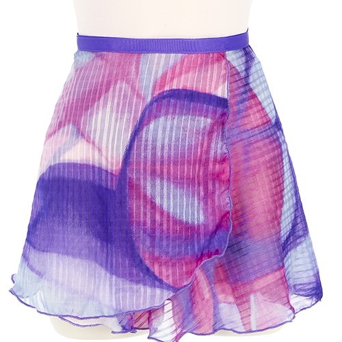 4496PO Ladies 12" Purple Ombre Print Wrap - Click Image to Close