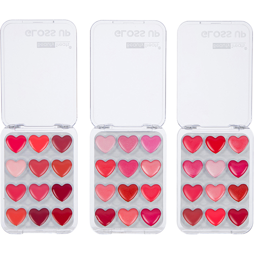 2537 Hearts Lip Palette (Set of 6) - Click Image to Close